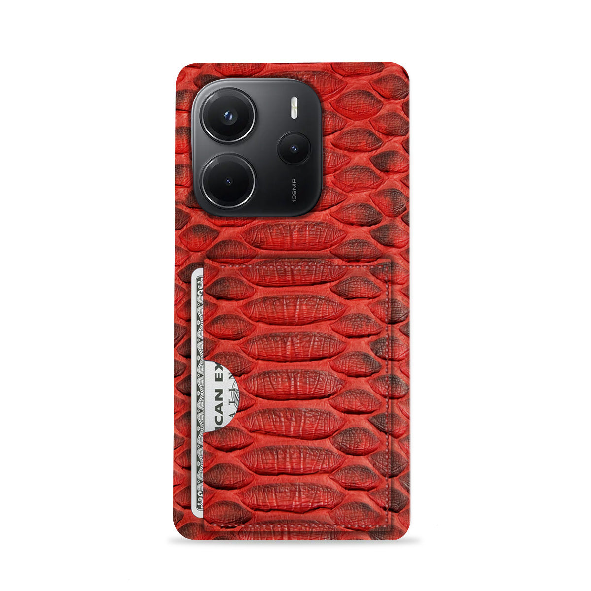 Redmi Note 14 Piton Handle Kartlık - Kırmızı