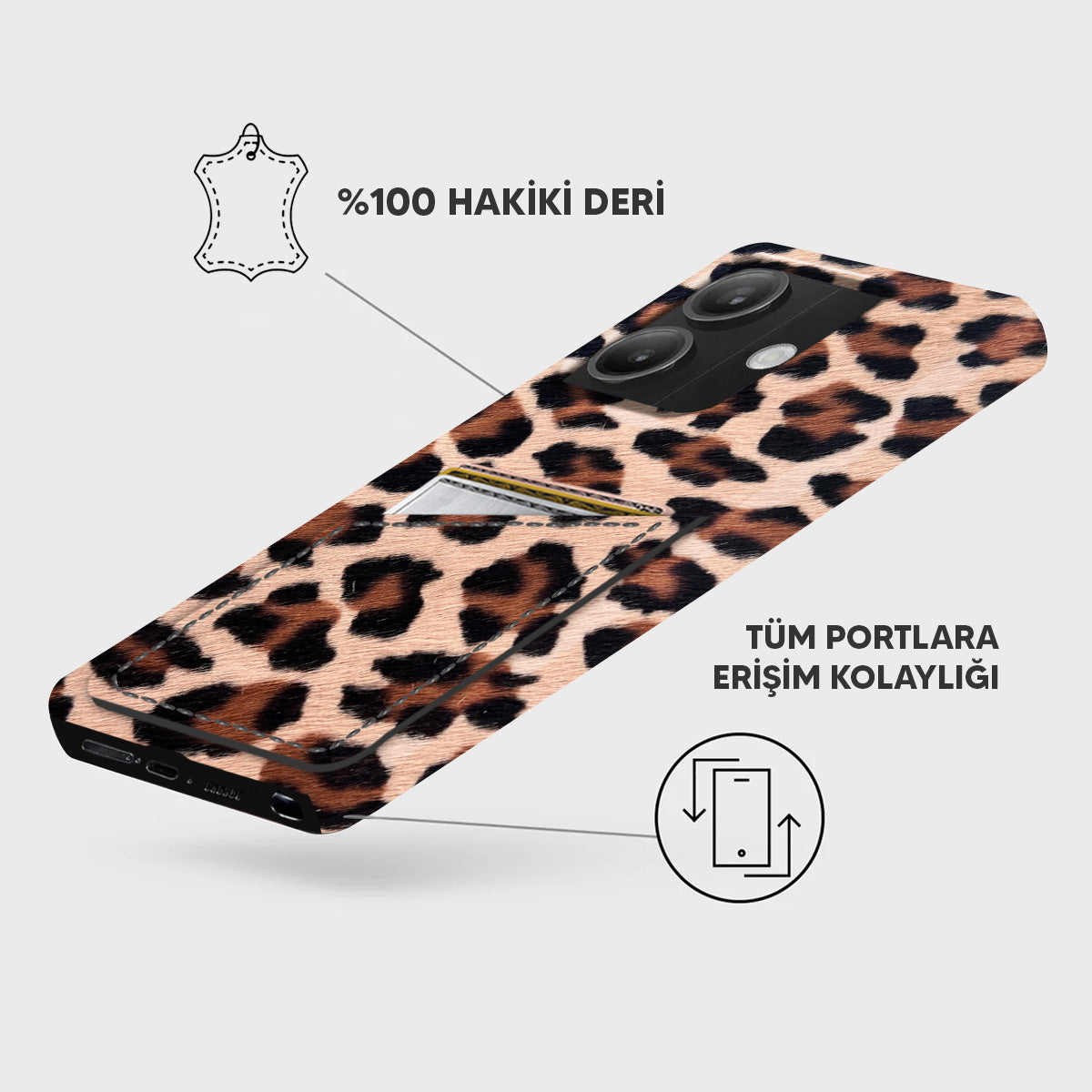 Redmi Note 14 Leopar Kartlık