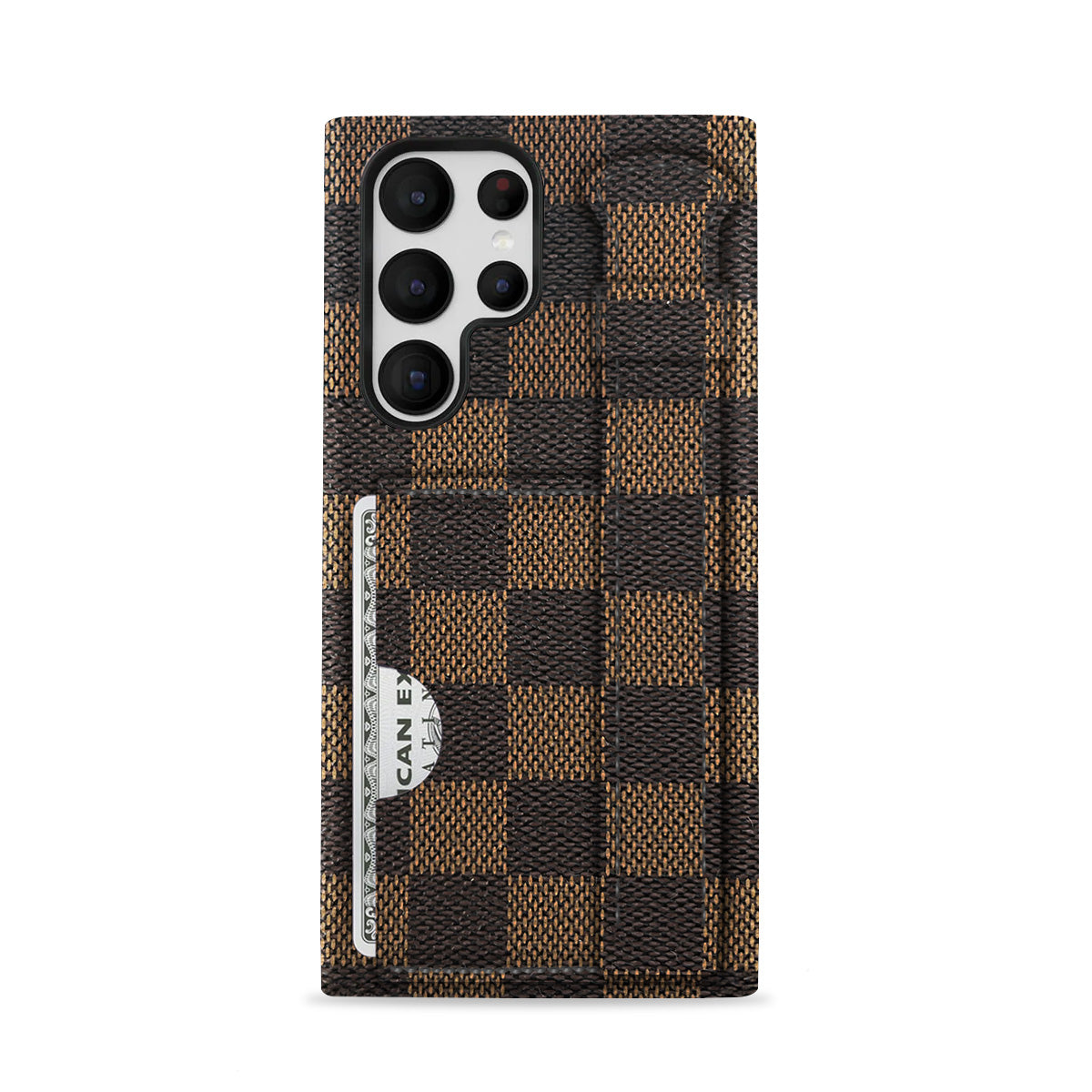 Samsung S22 Ultra Dama Handle - Kahverengi-Taba