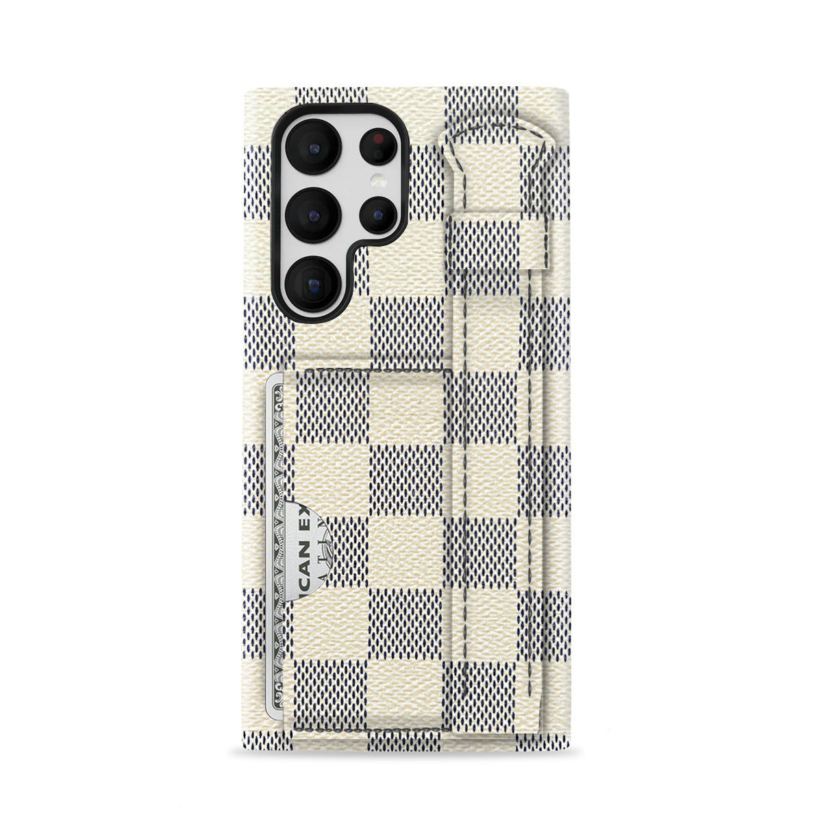 Samsung S22 Ultra Dama Handle - Beyaz-Lacivert