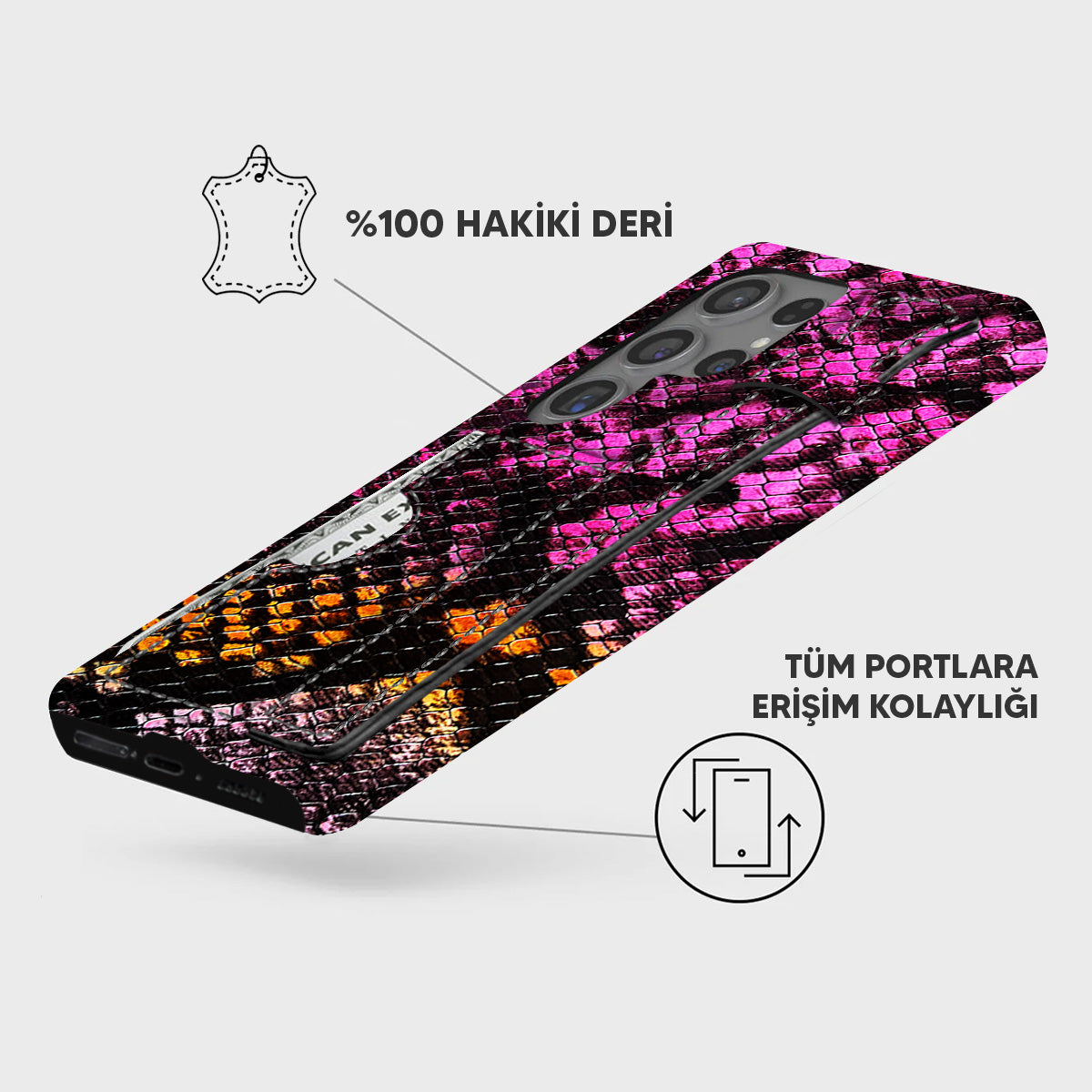 Samsung S22 Ultra Elise Handle - Toprak Renkleri